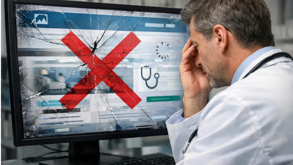 Erros comuns em sites de clínicas médicas que prejudicam conversão