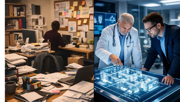 Comparação entre agência de marketing genérica e especializada em saúde