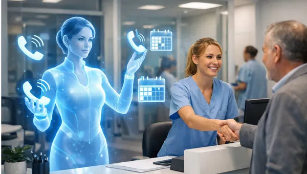Automação de recepção de consultório médico com inteligência artificial